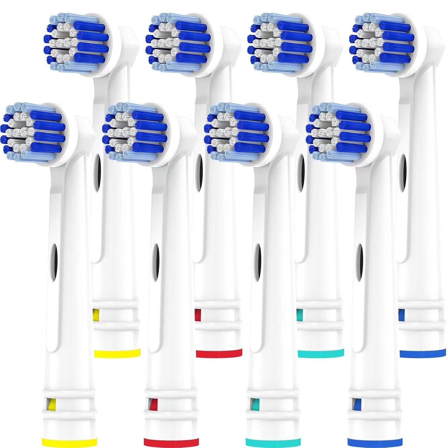Replacement Toothbrush Heads Compatible with Oral B Braun | Professional 4Pack Electric Toothbrush Replacement Brush Heads for Oral-B Pro Precision Clean and More,Soft Dupont Bristles