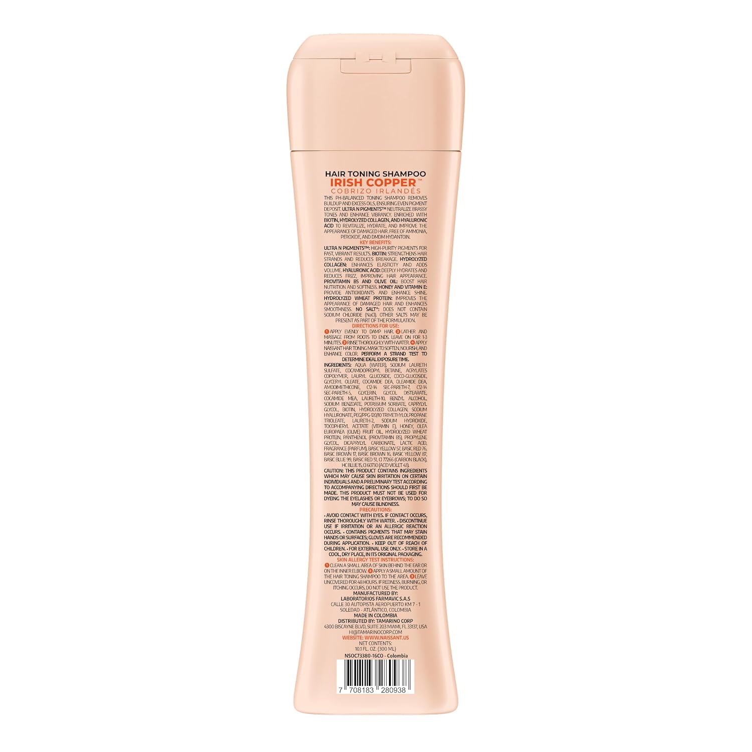 Naissant Silver Ash Blonde Hair Blue Toning Shampoo | Ultra High-Purity Blue Pigments | Neutralizes Orange &Brassy Tones | Hyaluronic Acid, Collagen &Biotin |Paraben, Ammonia &Sulfate Free |10.1 Fl Oz