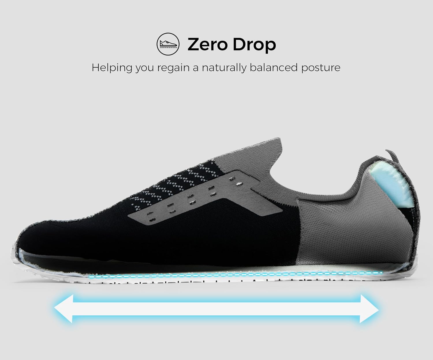 Men's Barefoot Shoes Zero Drop Minimalist Sneakers with Anatomical Toe Box | Breathable, Stretchy, Flat for Gym, Workout, Lifting, Training