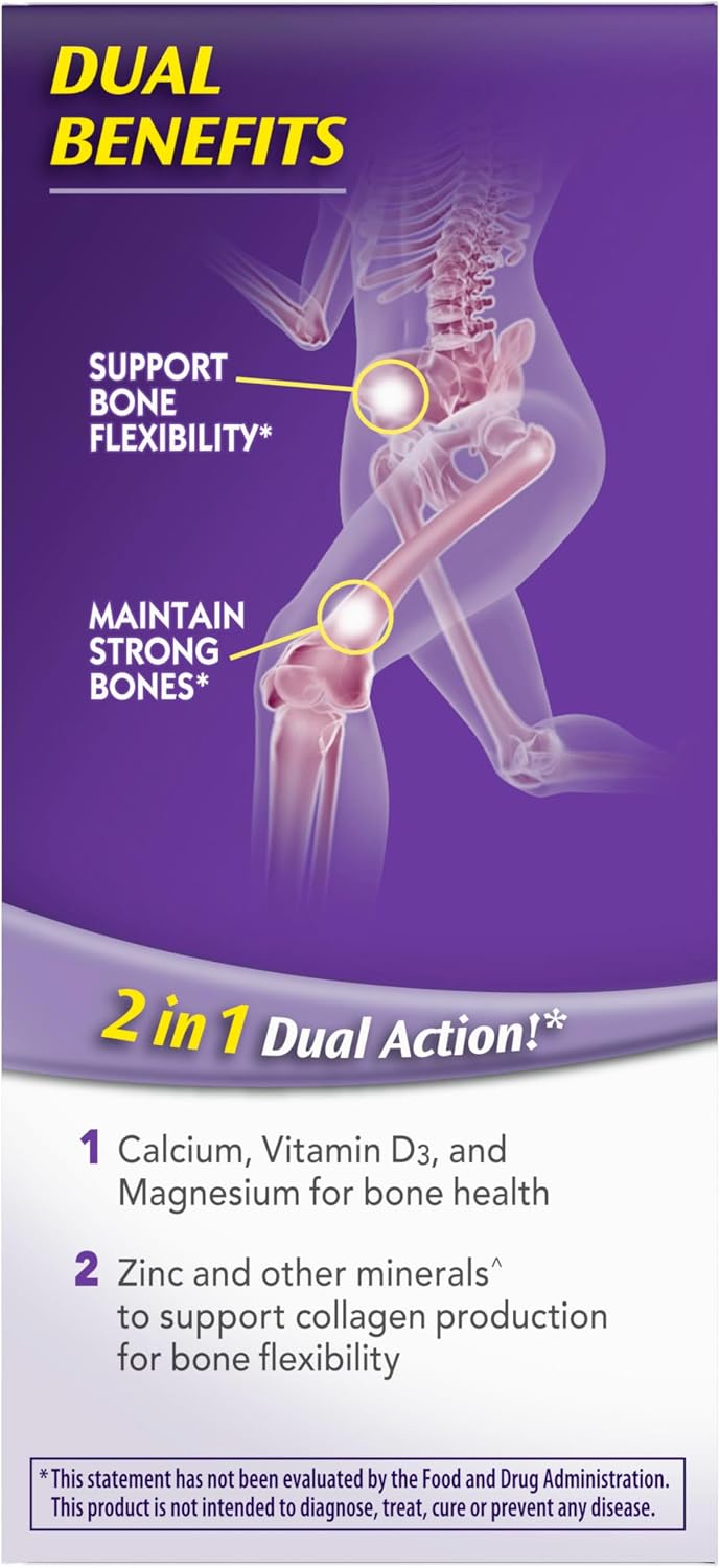 Caltrate Minis 600 Plus D3 Vitamin D and Calcium Supplement Tablets, 150 Ct | Highest Level of Vitamin D3, Maximizes Calcium Absorption to Support Strong Bones and Daily Function
