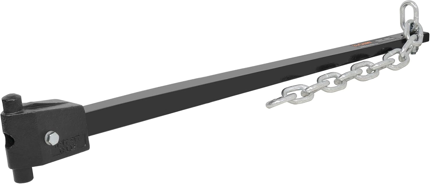 CURT 17333 Short Trunnion Bar Weight Distribution Hitch, Up to 15,000 lbs., 2-Inch Shank