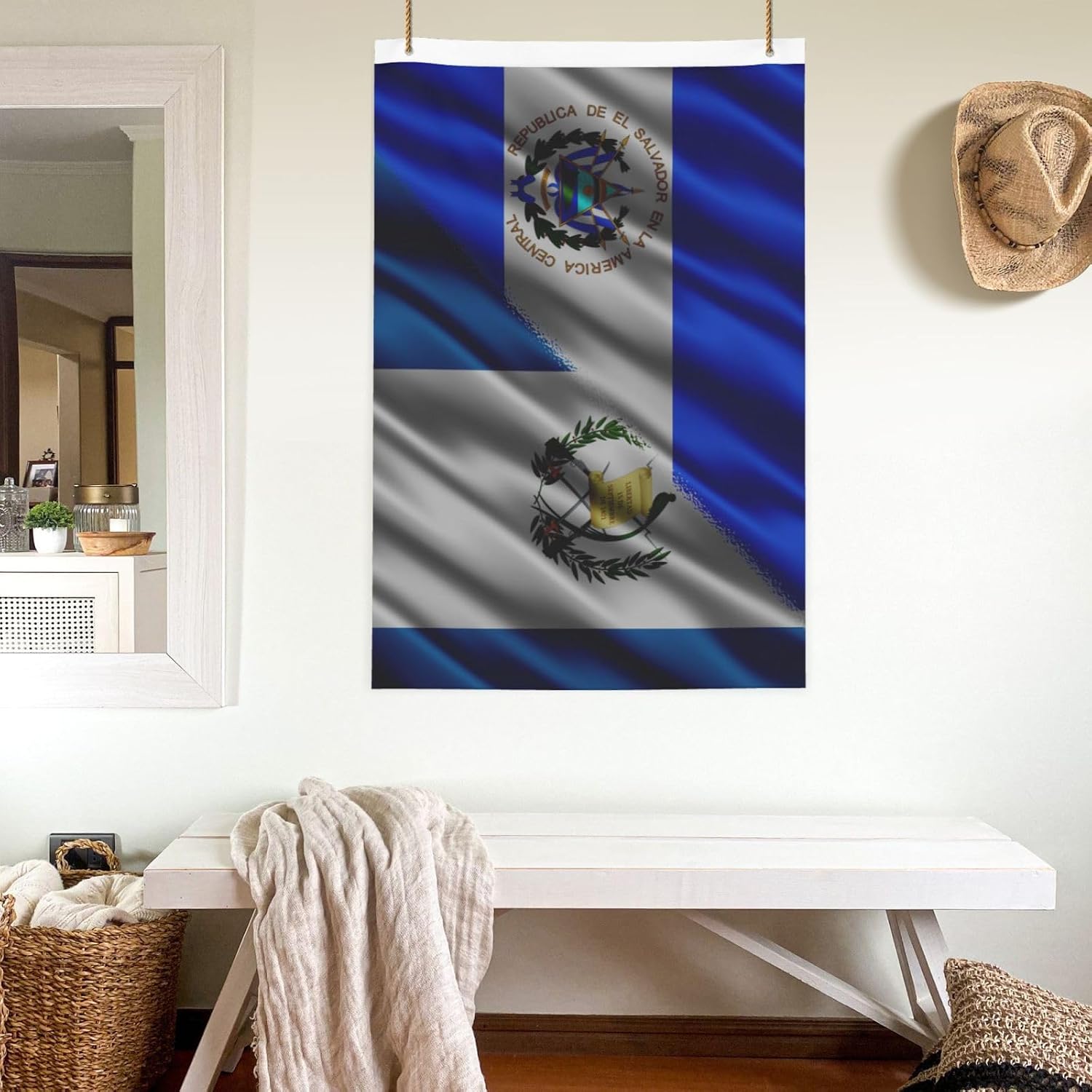 Nicaraguan Nicaragua And American Usa Flag 2x3 Ft Flags Double-Sided Printing Outdoor Indoor Decoration Country Flag 2x3 Foot Polyester Banner