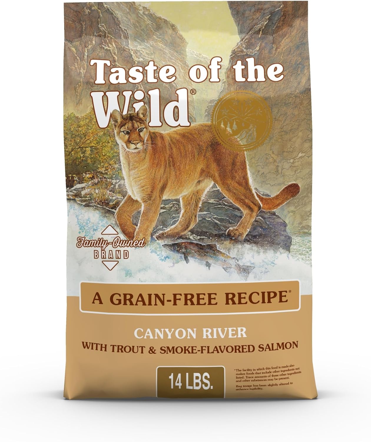 Taste of the Wild Rocky Mountain Dry Cat Food, Roasted Venison, 5lb | Kitten, Adult & Senior Cats | High Protein | Grain Free Recipe* | Nutrient Dense to Help Support Peak Health