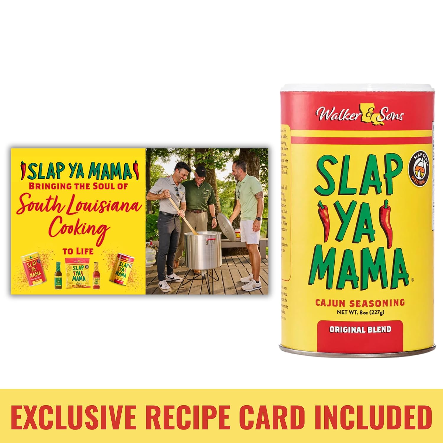 Slap Ya Mama Cajun Seafood Boil, 1 lb - Pack of 3 | 3 1 lb bags of Cajun seafood boil seasoning for crawfish, shrimp, crab, corn, potatoes, and sausage.