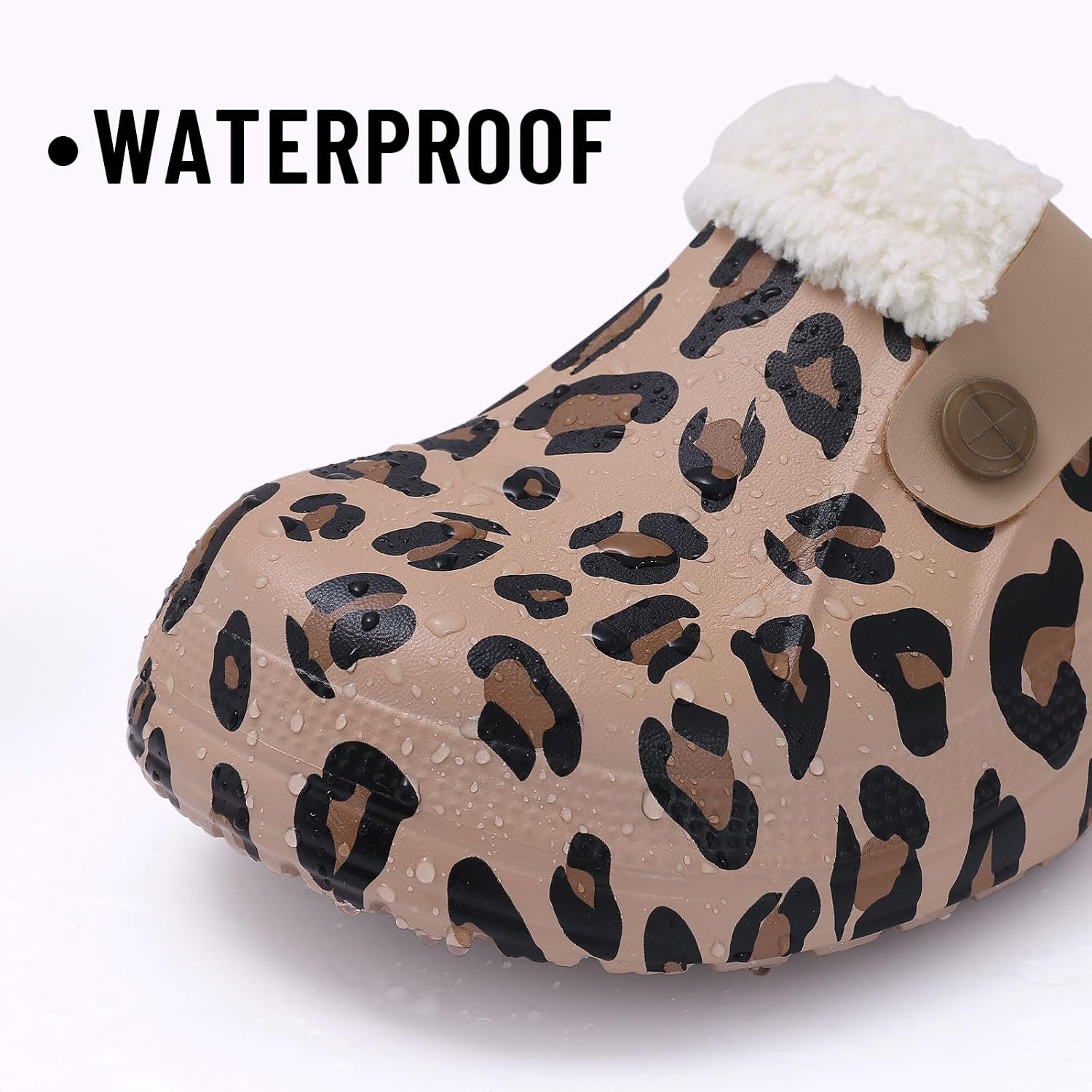 Beslip Fur Lined Clogs for Women & Men Fuzzy Slippers with Memory Foam