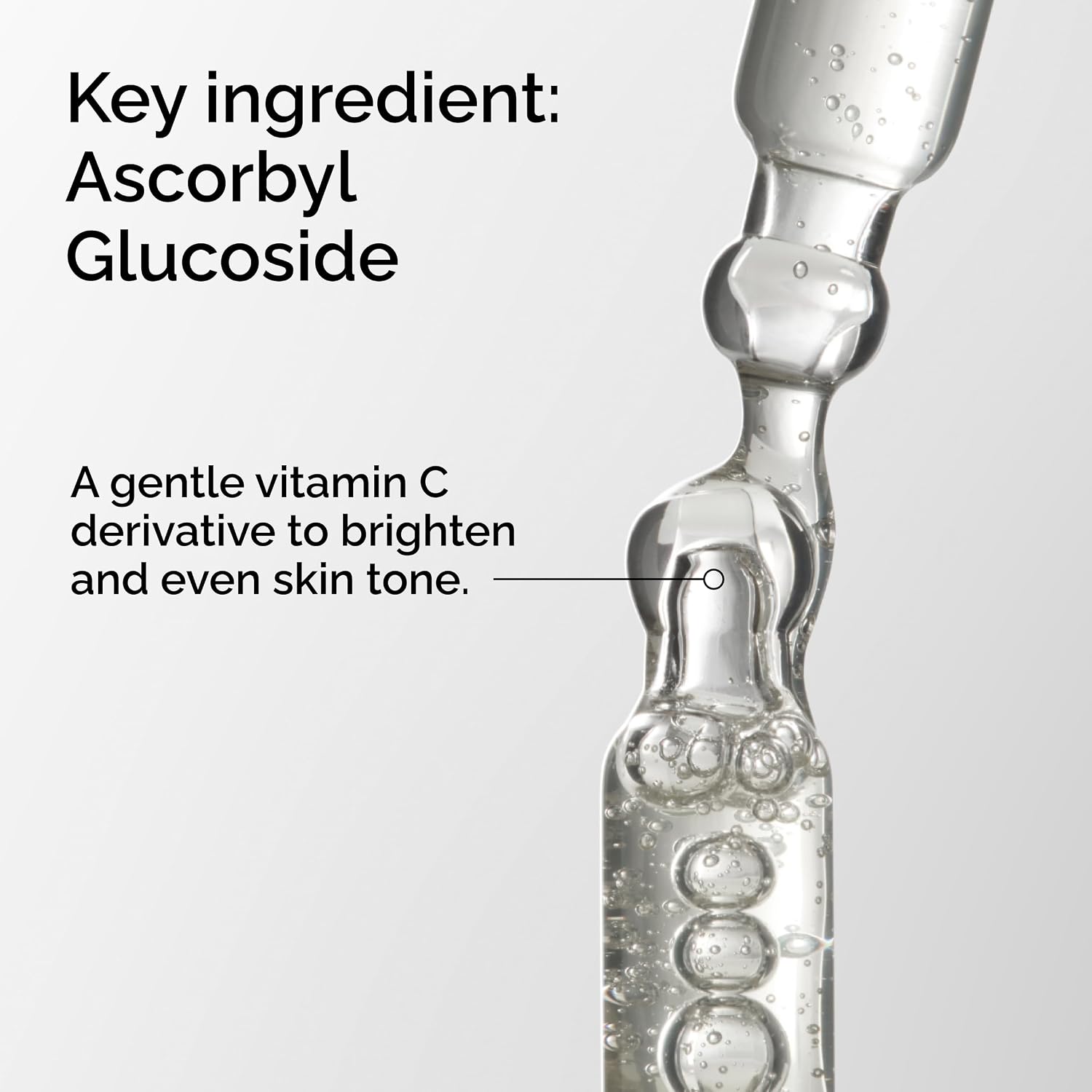 Ascorbyl Glucoside Solution 12%, Vitamin C Serum for Even Skin Tone and Antioxidant Protection, 1 Fl Oz