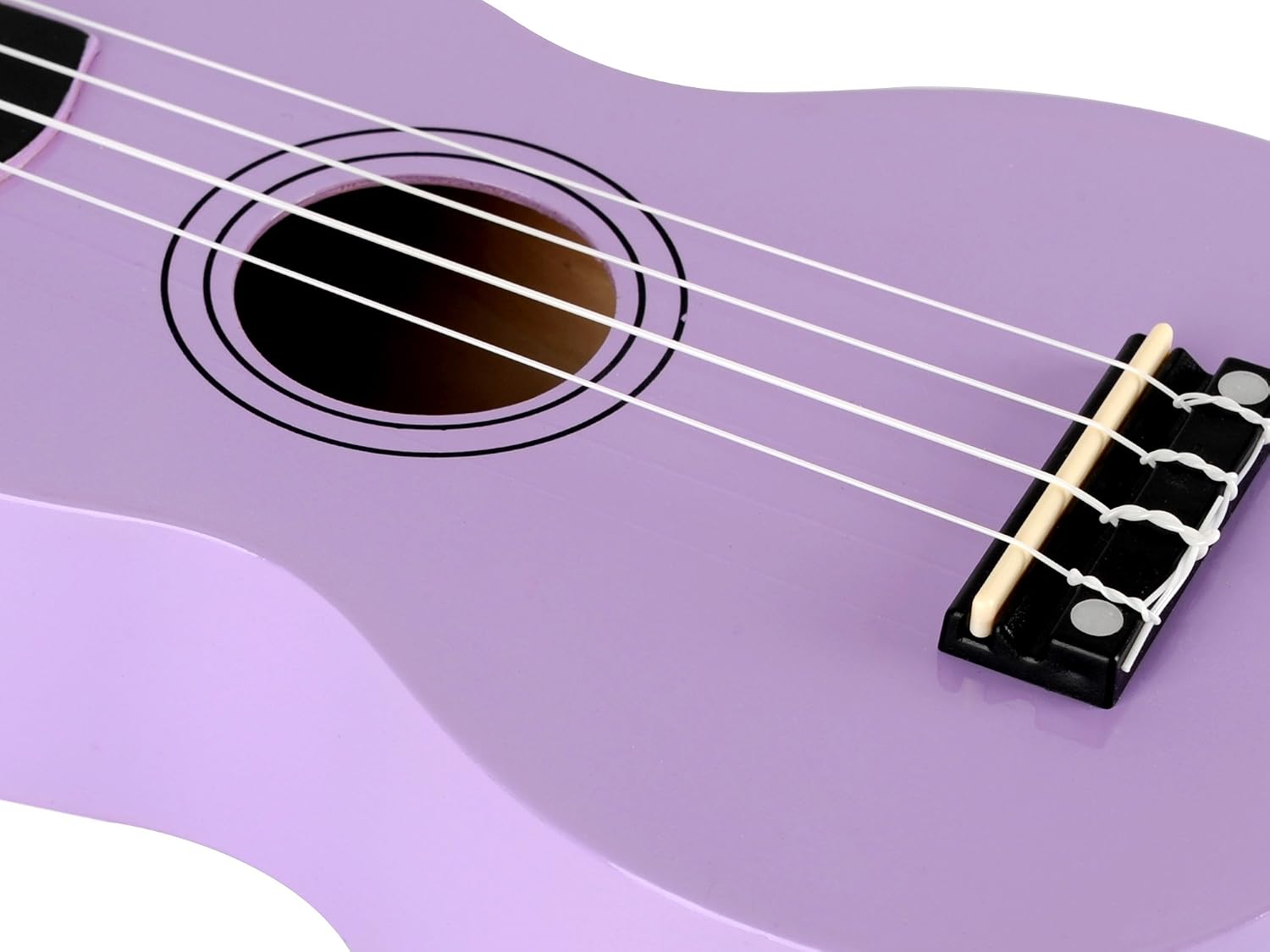 Winzz Soprano Ukulele Starter Kit For Beginners with Bag, Clip-On Tuner, Extra Strings, Strap, Plectrum, Fret Stickers, Chords Card, Polishing Cloth, Black
