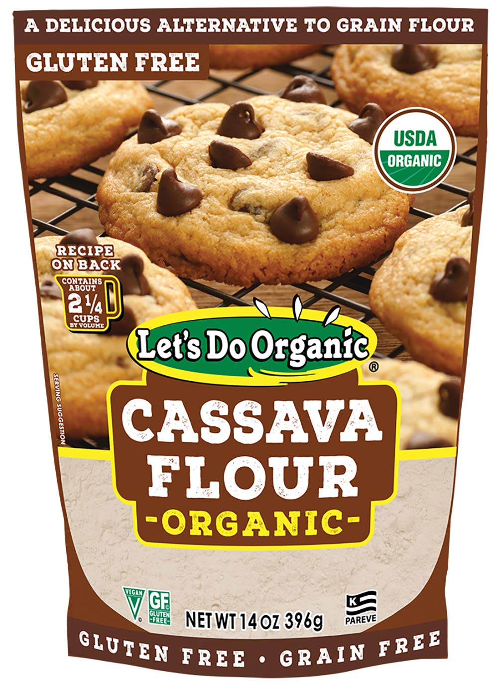 Let's Do Organic Coconut Flour, For Baking, Gluten Free - 16 Oz (Pack of 6) | Wheat Flour Alternative, High in Fiber & Protein, Non-GMO Project Verified, USDA Organic