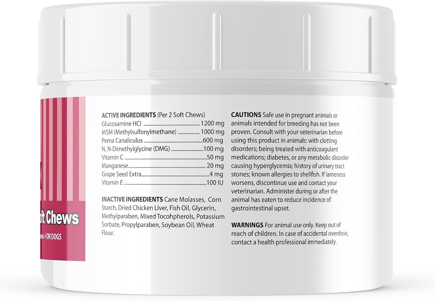 VPS SynovialMax Hip & Joint Soft Chews for Dogs - 240 count | Glucosamine for Dogs with MSM and Vitamin C - Advanced Dog Hip and Joint Supplement - Liver Flavor