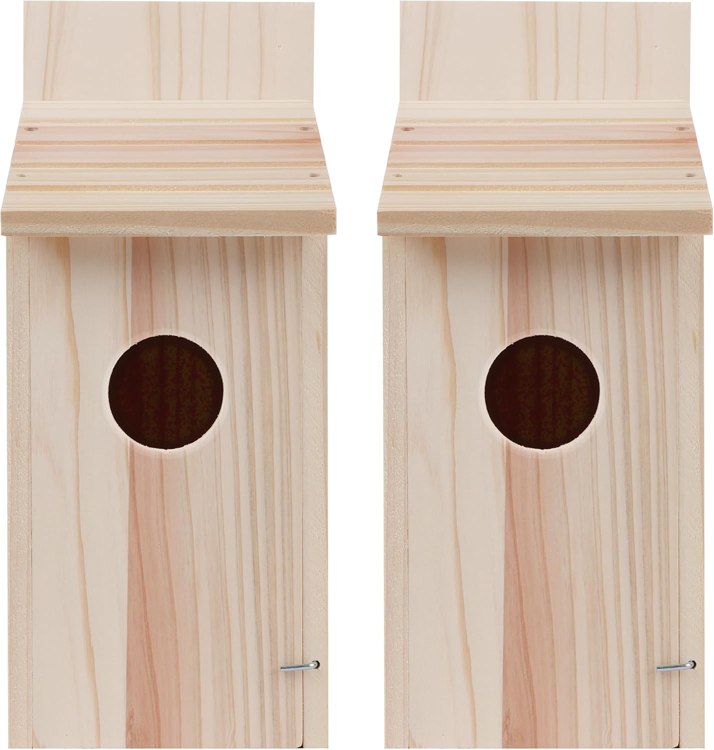 Cedar Blue Bird Box House,Hummingbird Wren Chickadee House, Assembled,1Pcs