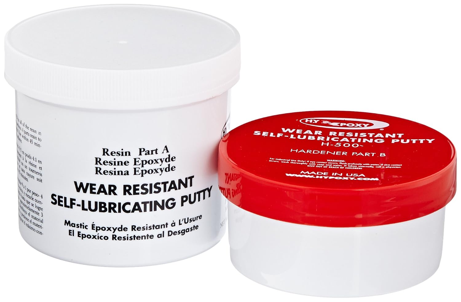H-500 1 lbs Wear Resistant Epoxy Putty Repair Kit