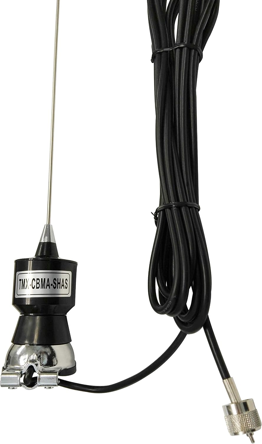 Taurus CB40 200W Trunk Lip Mount Mobile CB Antenna with Coax