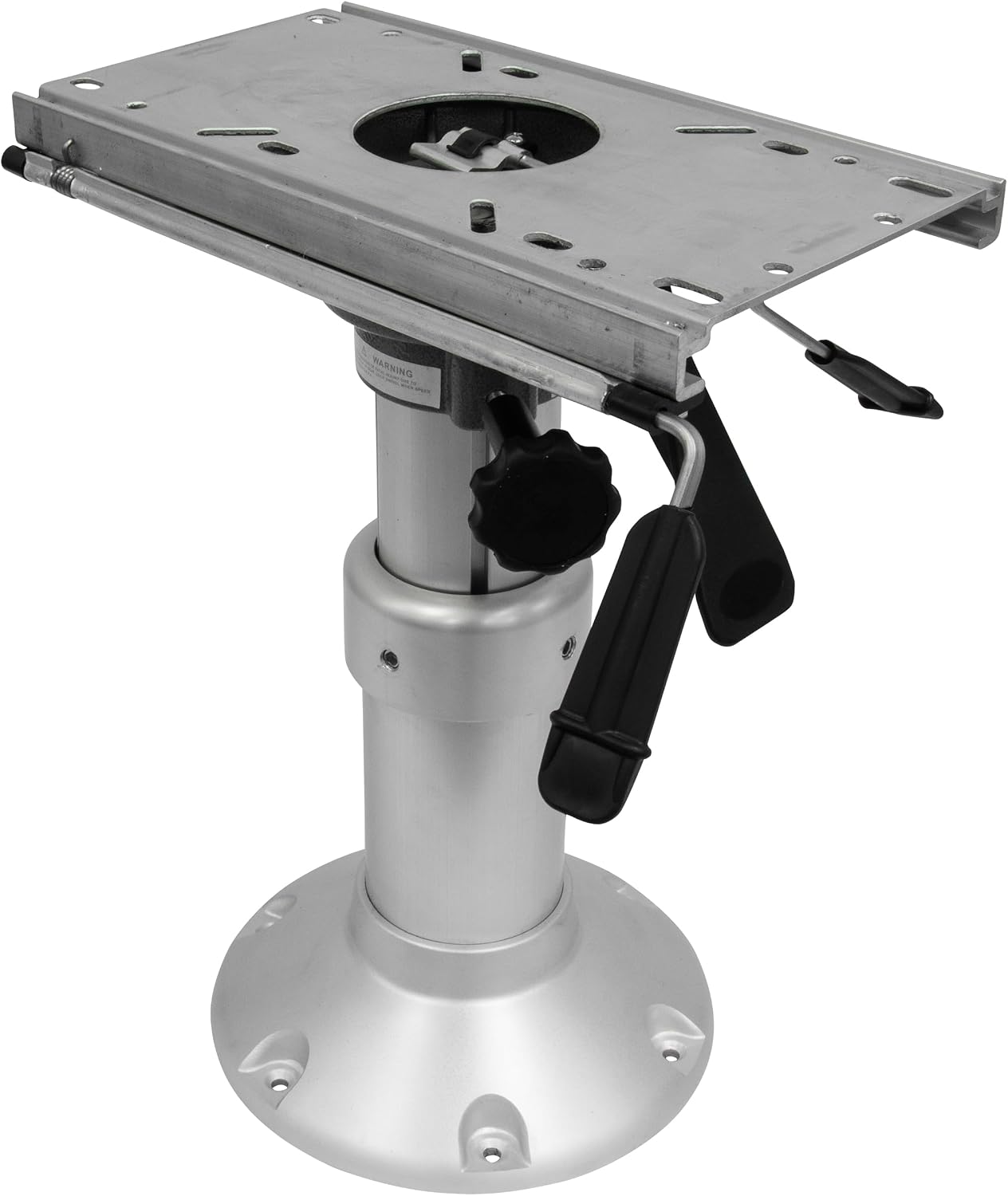 Wise 8WP145 Heavy Duty Mainstay Air Power Pedestal with Locking Swivel and Slide | Air-powered height adjustment 14.5 to 20 in, 2-7/8 in post