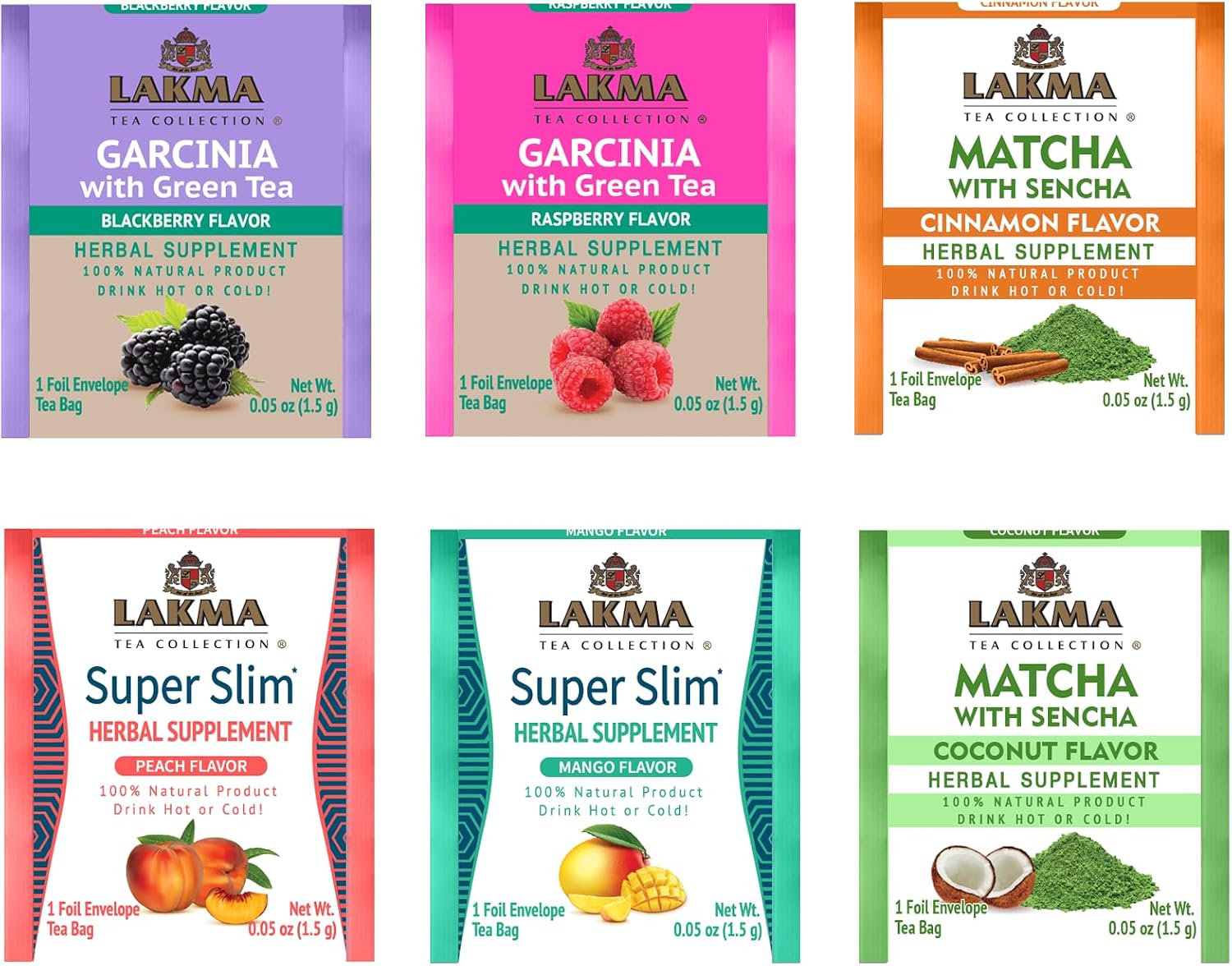 HYLEYS Lakma 14 Day Weight Loss Kit Green Tea - 42 Tea Bags