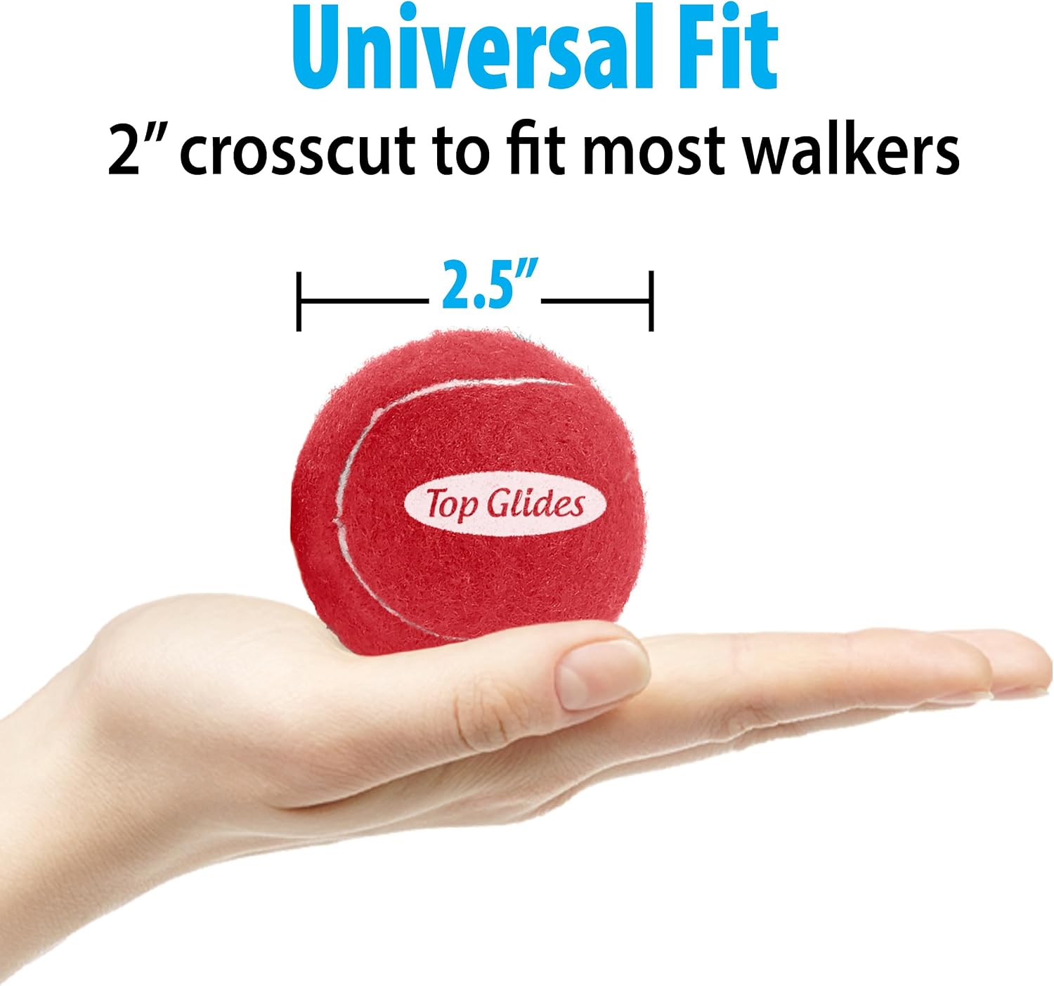 Top Glides Precut Walker Tennis Ball Glides