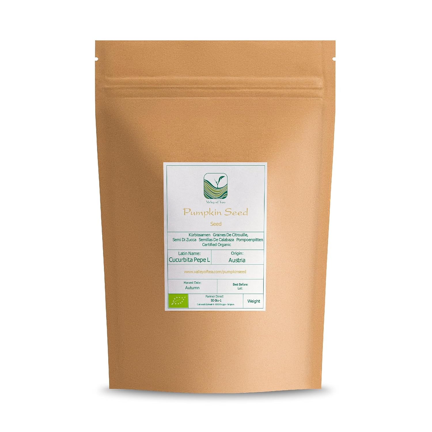 Pumpkin Seeds Organic Raw Whole Kernels - Snacking Baking and Salads