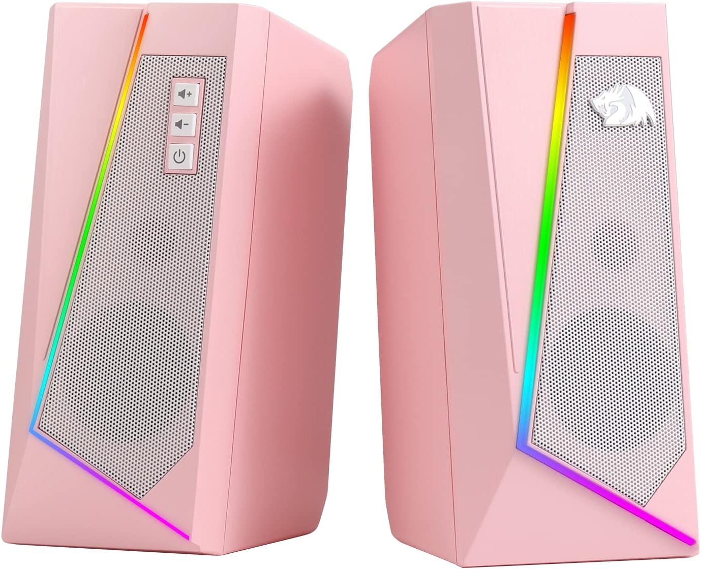 Redragon GS520 Wired 2.0 Channel Stereo Sound Desktop RGB Computer Speakers
