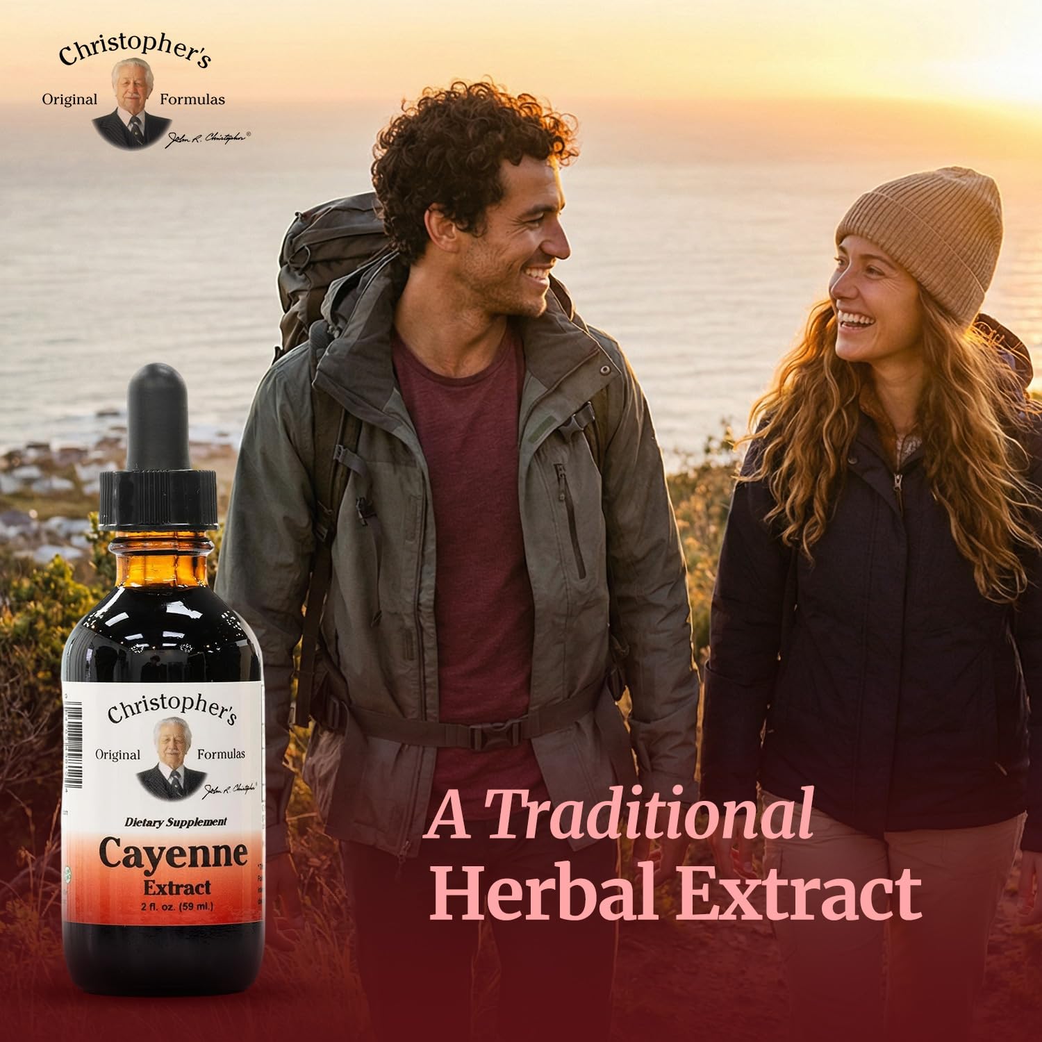 Christopher's Original Formulas Cayenne Extract - 2 fl oz Liquid | Premium Herbal Supplement for Wellness