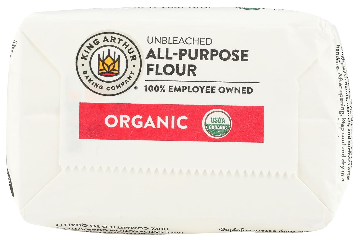 King Arthur Flour, Organic All Purpose Flour, 32 Oz Bag