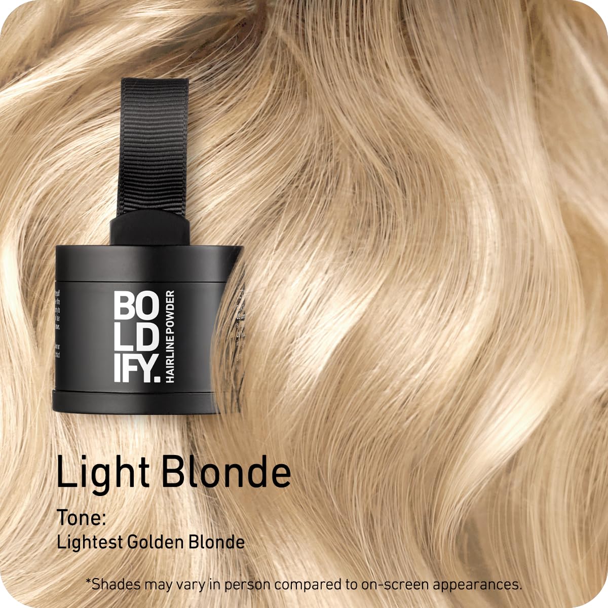 Boldify Hairline Powder, Root Touch Up Hair Color Dark Brown 4g