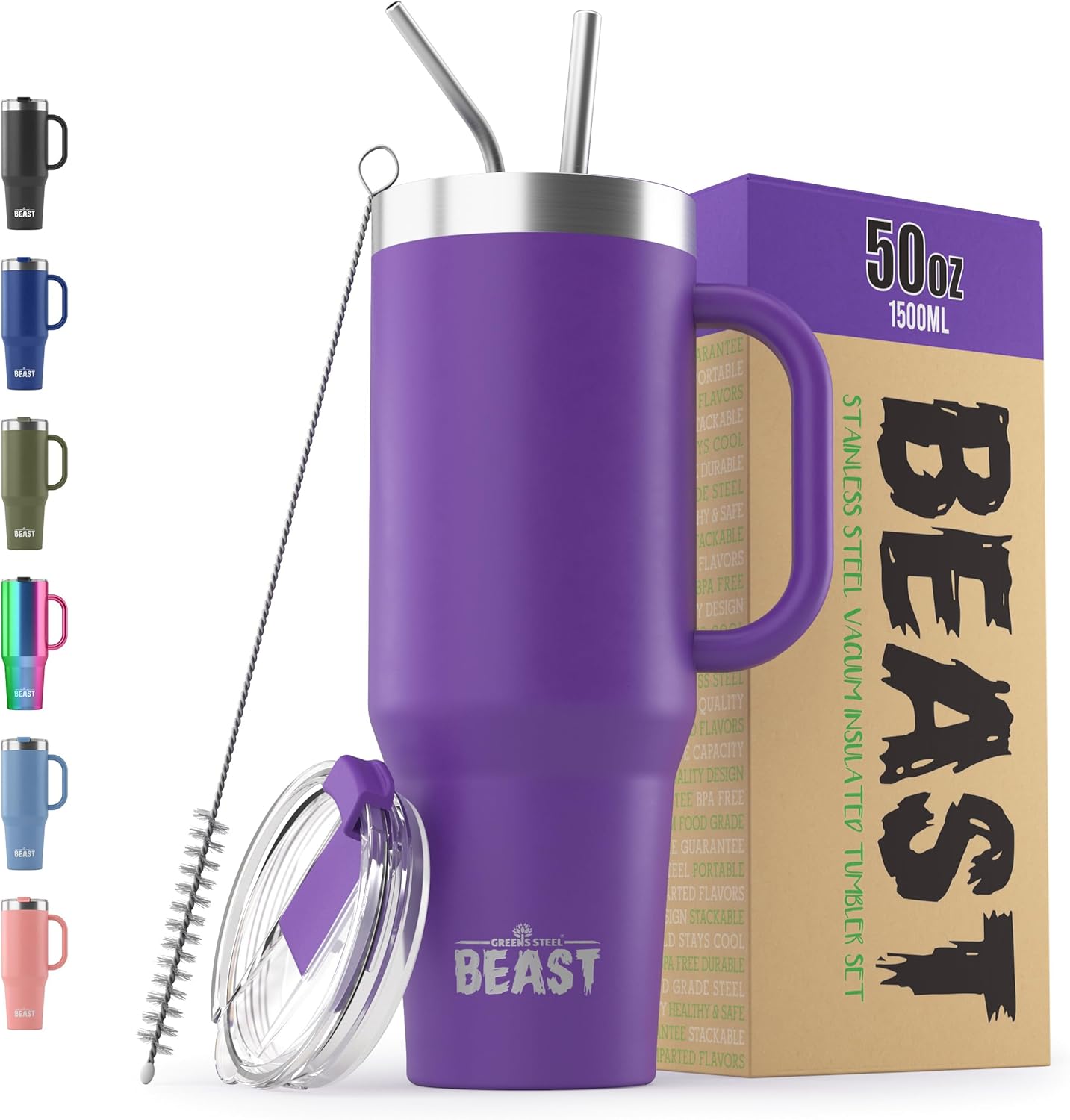 Beast 30 oz Tumbler Stainless Steel Vacuum Insulated Coffee Ice Cup Double Wall Travel Flask (Cupcake Pink)