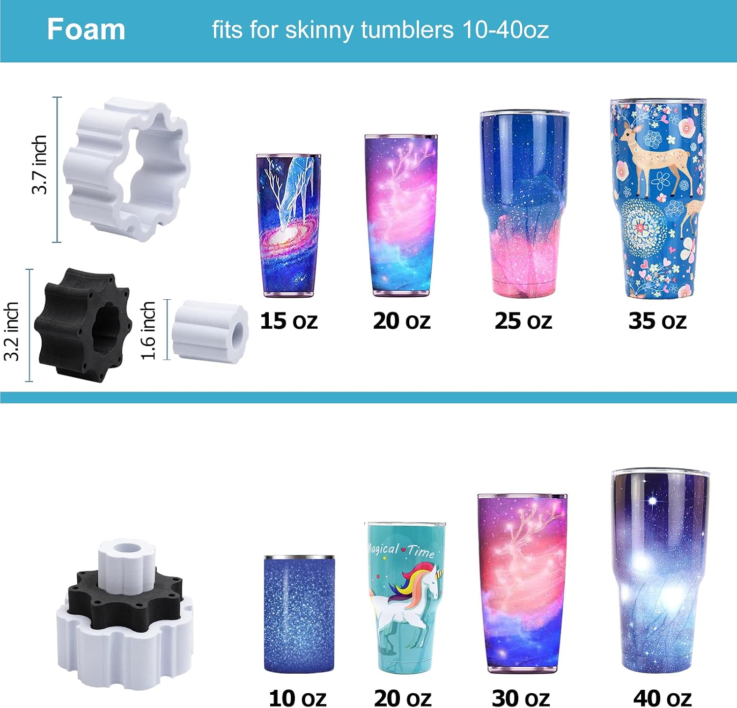 KingBaas 4 Cup Turner Tumbler Kit Cup Turners for tumblers Four-Arm Cup Spinner Metal Craft Cuptisserie Turner Kit for DIY Epoxy Glitter Tumblers
