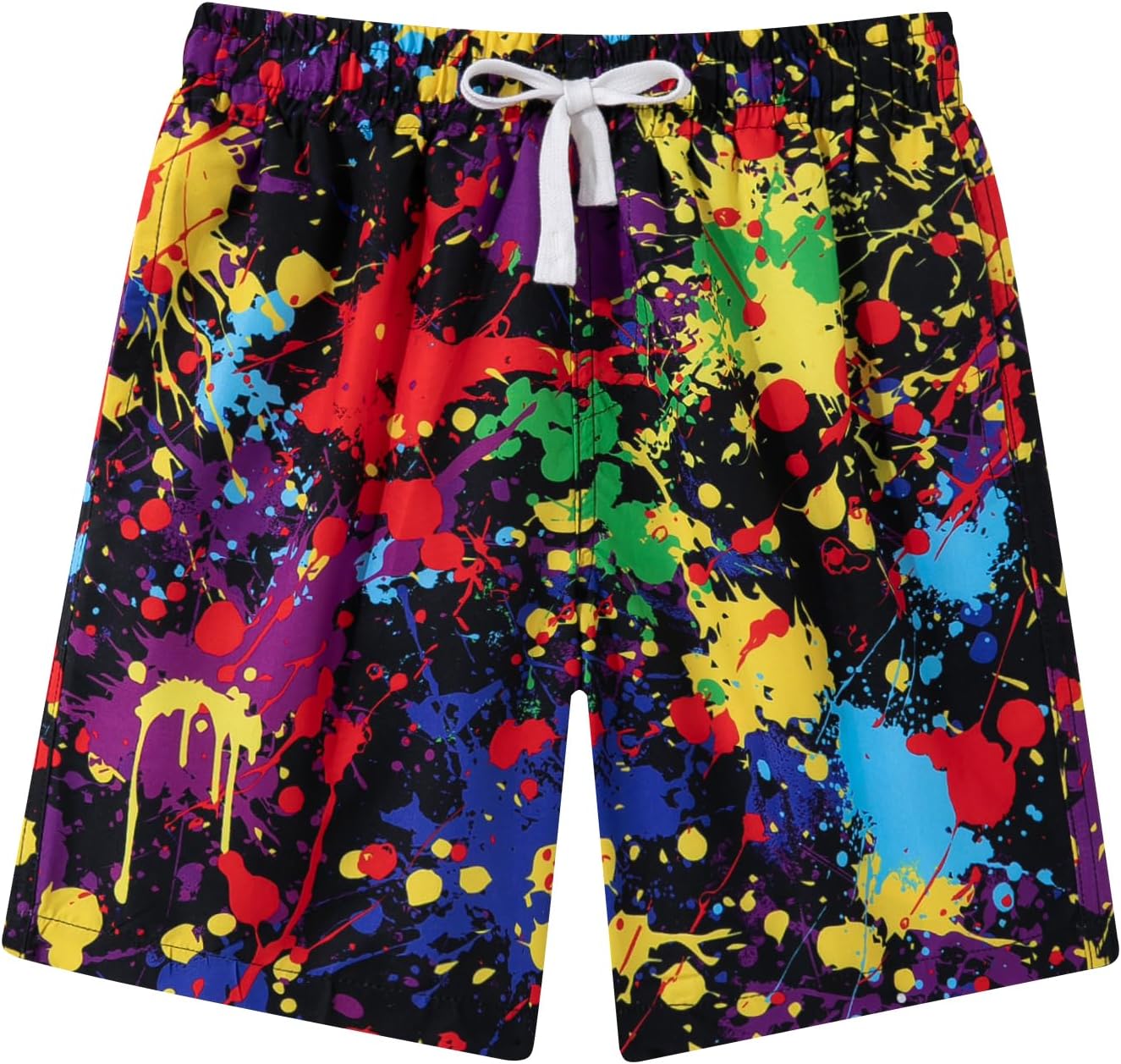 BFUSTYLE Boys Swim Trunks Mesh Lining Kids Bathing Suit 5-14 Years Shorts