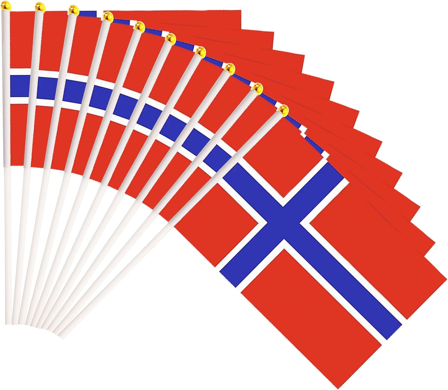 50 Pack Nicaragua Nicaraguan on Stick Flags,Small Mini Hand Held Nicaragua Nicaraguan Flags 5.5x8.3 Inch, Grand Opening, Carnival,Party Events Celebration
