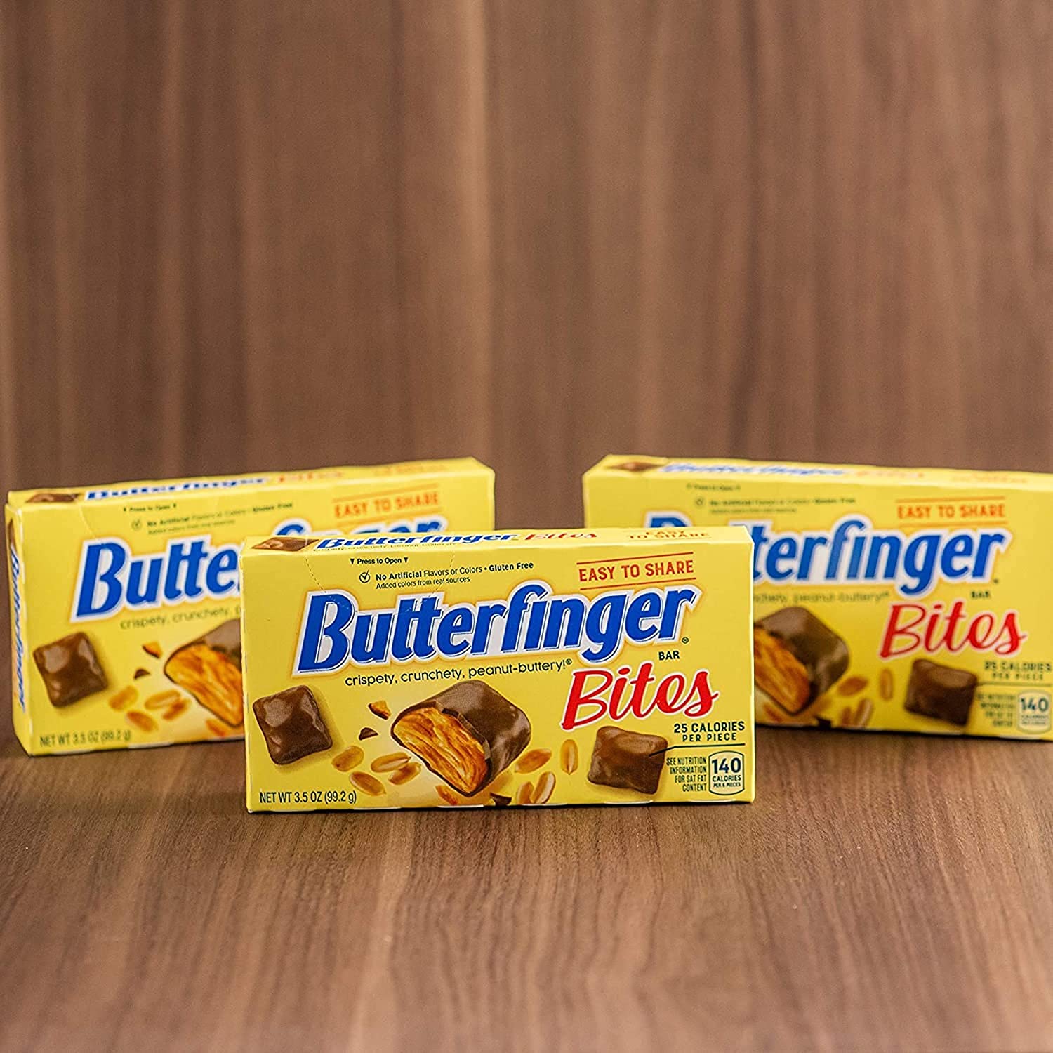 Butterfinger Full Size Candy Bar, 18 Count, Crispety Crunchety Peanut-Buttery On-The-Go Sweet Treat, 1.9 oz Each