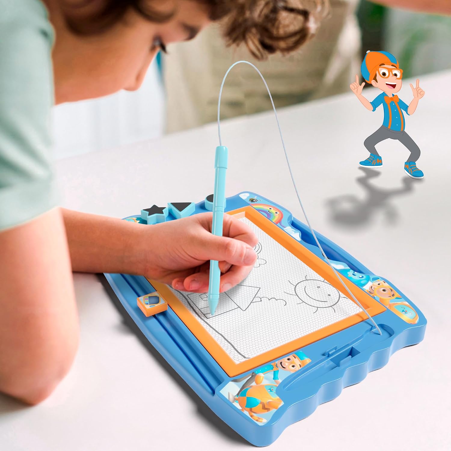 Lollipop PAW Patrol Magnetic Drawing Board with Stylus and 3 Stamps, for Girls or Boys (Pink)…