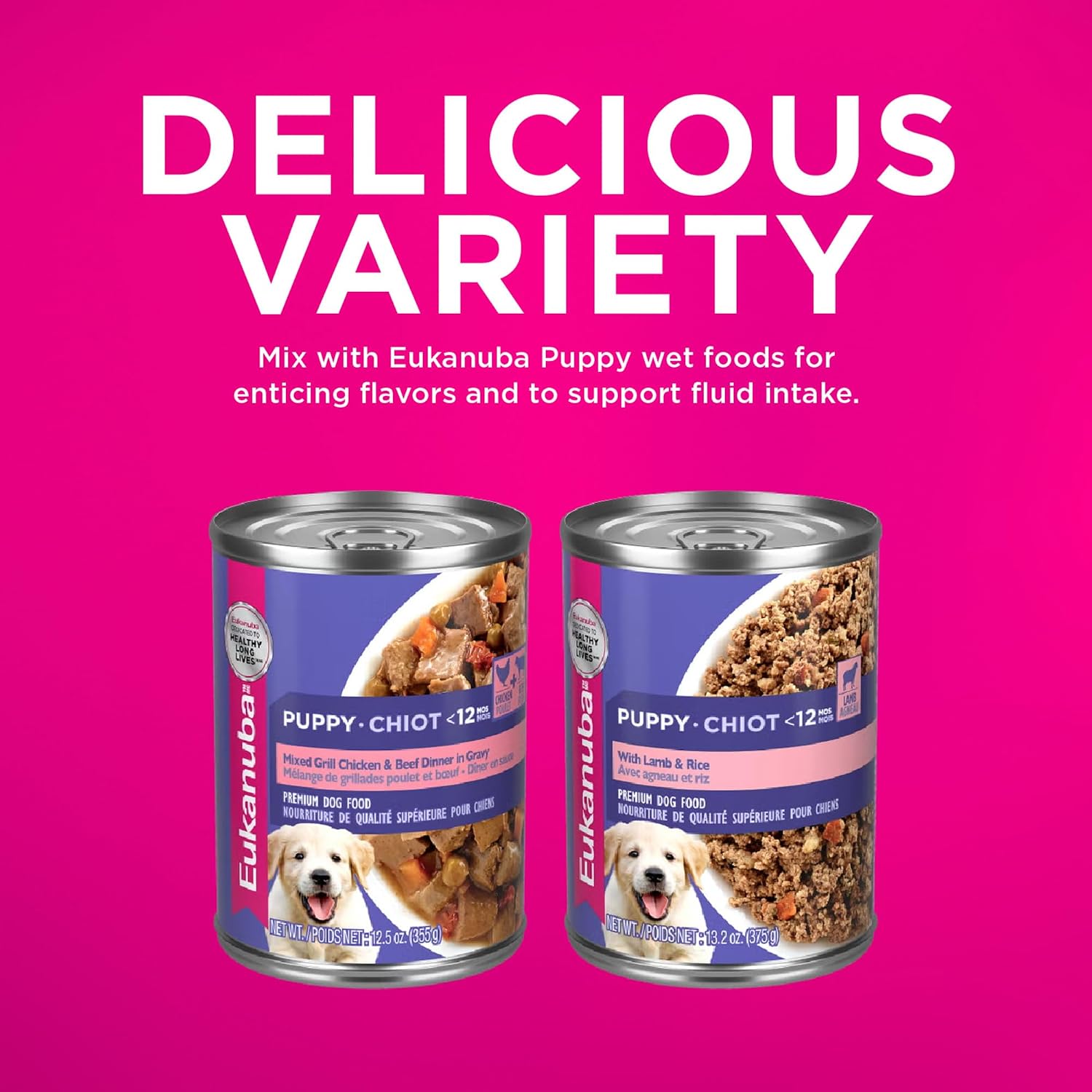 Eukanuba Puppy Large Breed Dry Dog Food, 4.5 lb Bag.