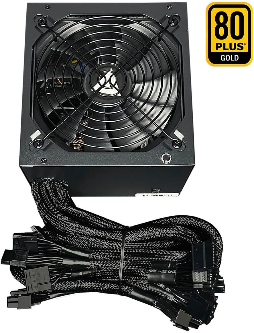 Apevia ATX-PR800W Prestige 800W 80+ Gold Certified, RoHS Compliance, Active PFC ATX Gaming Power Supply