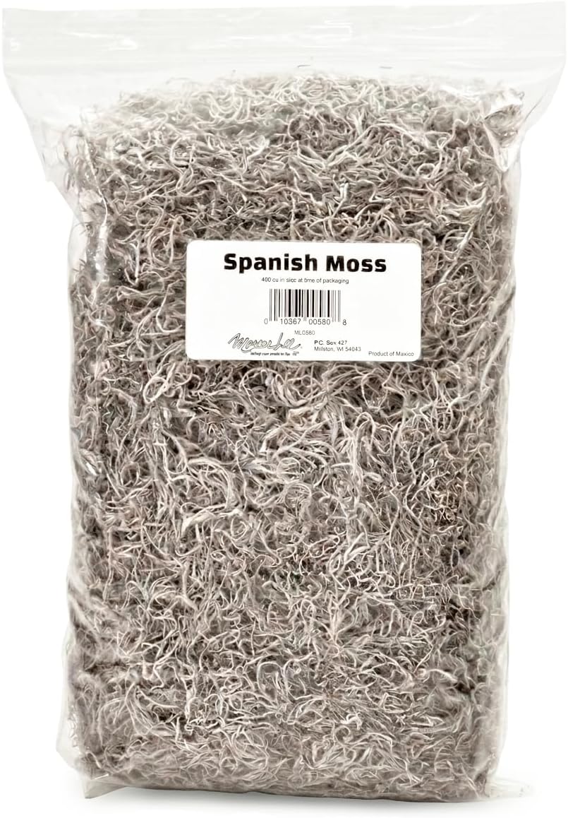 Mosser Lee ML0560 Spanish Moss, 250 Cubic Inches