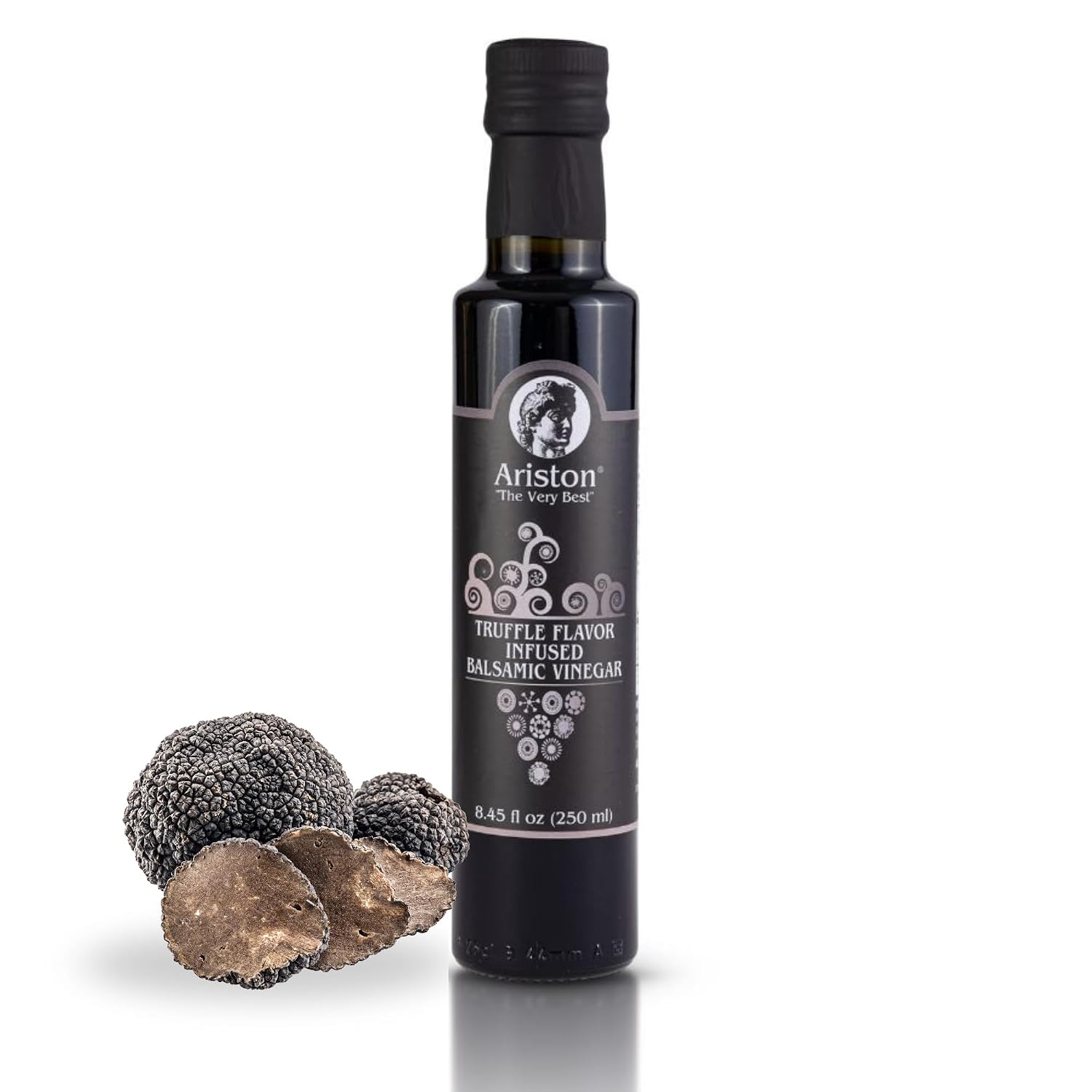 Ariston Aged Balsamic Vinegar of Modena, Traditional Flavored, 16.9 Fl Oz | Organic Gourmet Italian Vinegar, Oak Barrel Aged, Perfect for Salads, Pasta & Finishing Dishes, No Added Sugar, Vegan