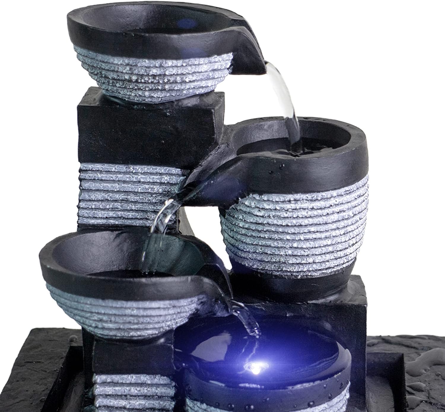 Resin LED Indoor Water Fountains | Office, Home Relocation Gifts