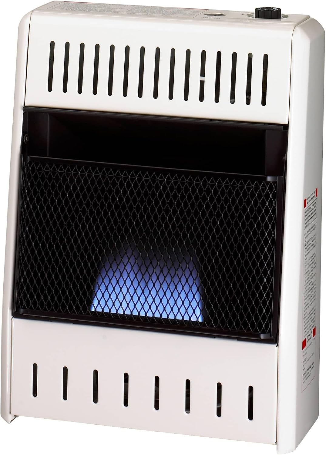 ProCom Heating Natural Gas Ventless Blue Flame Heater With Base Feet - 10,000 BTU, Manual Control - Model# MN100HBA-B