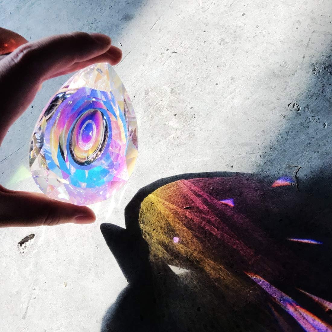89mm/3.5in Hanging Chandelier Crystals Prism for Window Suncatchers Rainbow