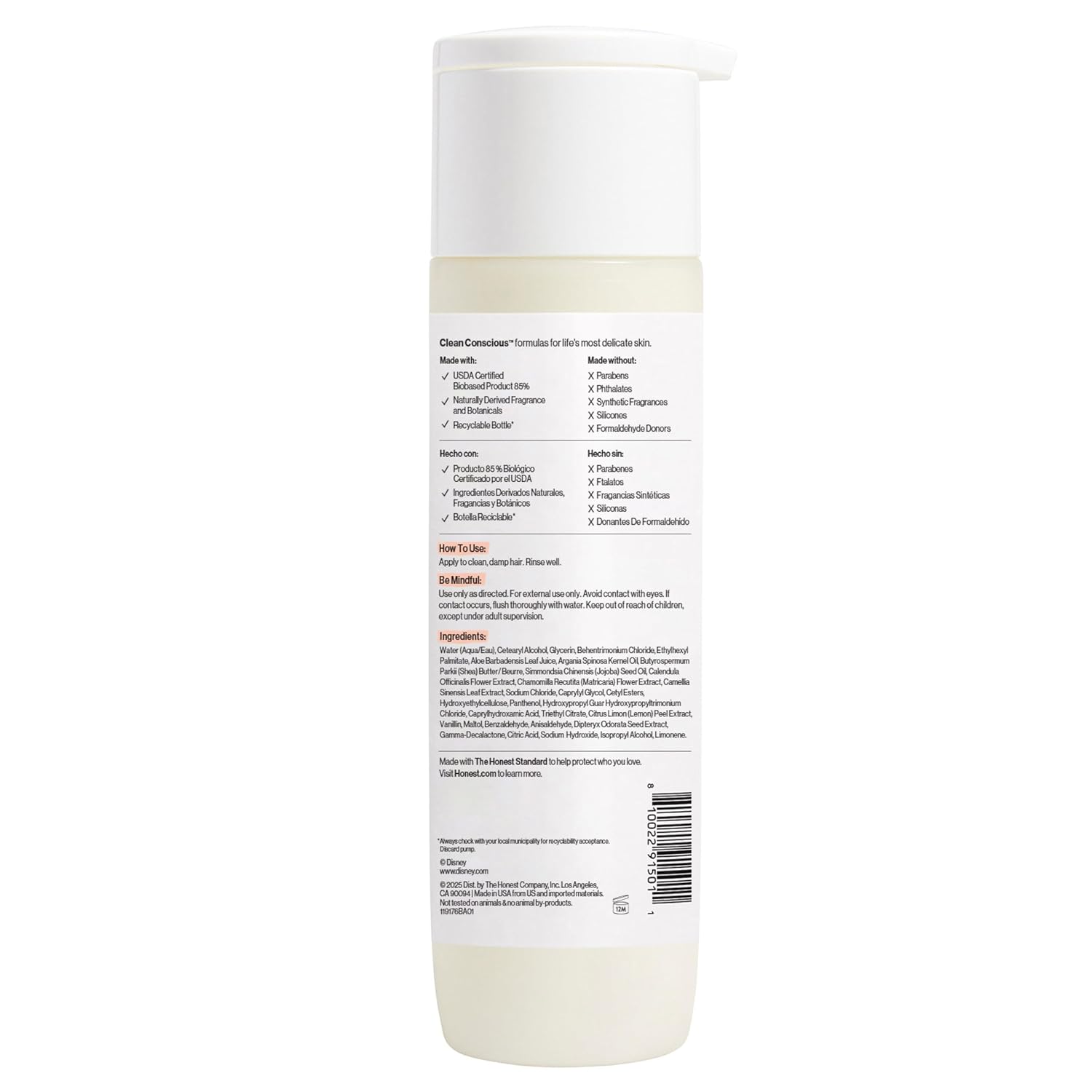 The Honest Company Shampoo, Body Wash, Conditioner, Lavender Calm, 20 fl oz