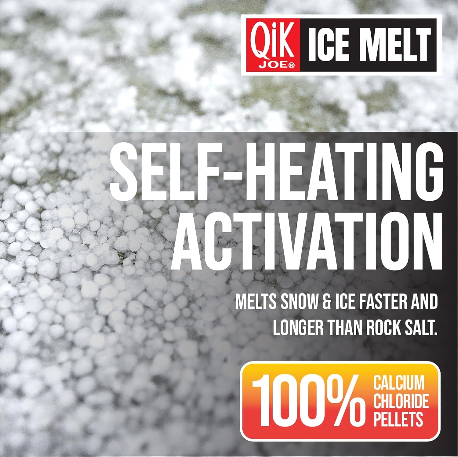 Calcium Chloride Ice Melt - 20 Lb Bag - Instant Snow and Ice Melt for Sidewalks, Driveways, Steps, Parking Lots, Concrete, Asphalt, and Other Surfaces