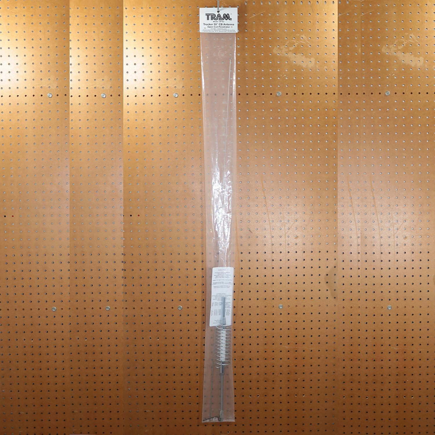 Tram 5,000-Watt Penetrator Sparrow 26 MHz to 30 MHz CB Antenna with 49-1/4 Inch Stainless Steel Whip and 6-Inch Shaft