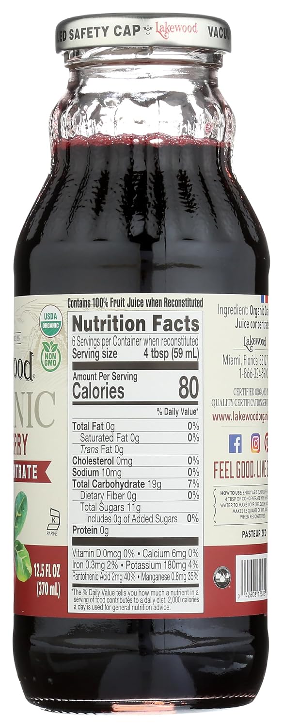 Lakewood, Organic Pure Apple Juice, 32 oz