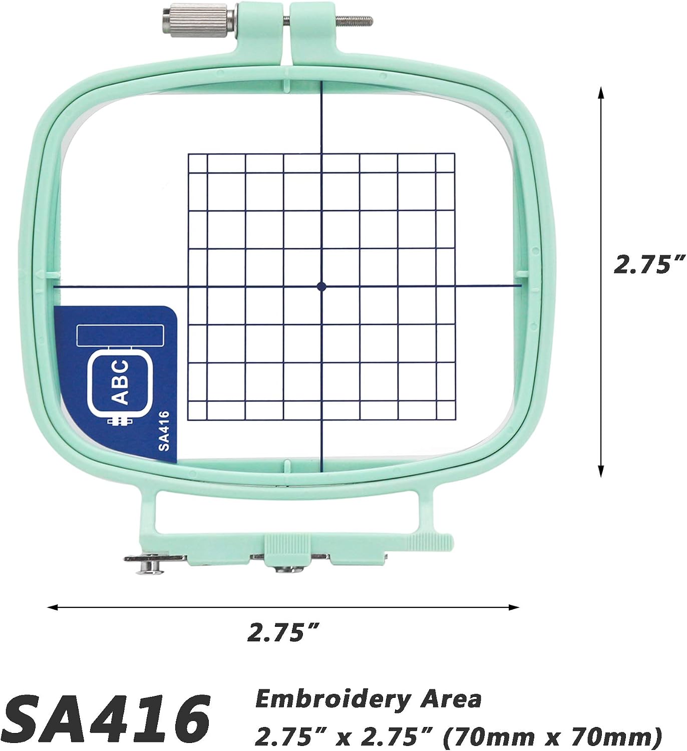 Sew Tech Embroidery Hoop for Brother, 4.3x7.1in 110x180mm SA418 EF33 Frame