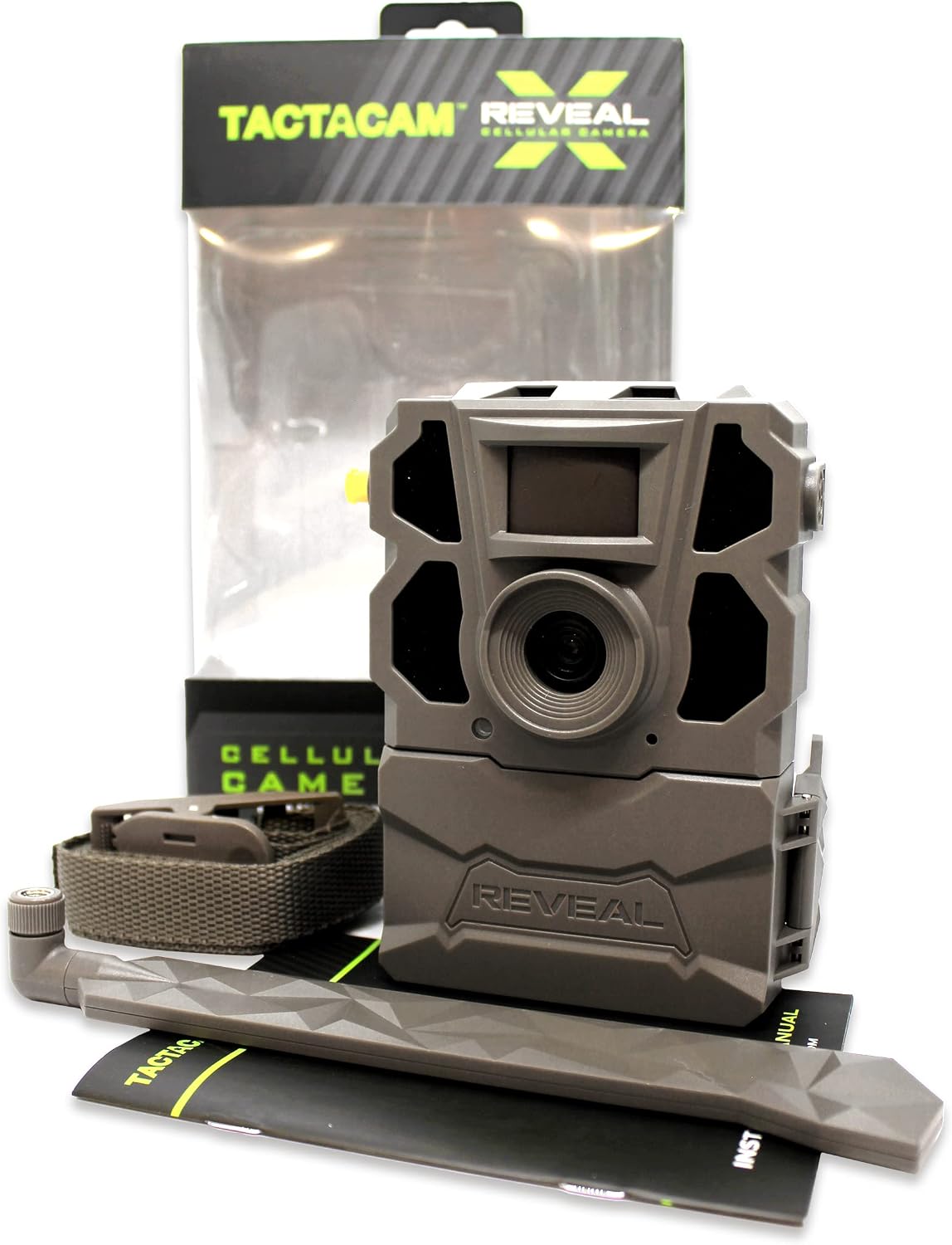2 Pack TACTACAM Reveal X Gen 2.0 LTE Cellular Trail Camera AT&T and Verizon, HD Video, HD Photo, Low Glow IR LED Flash (TA-TC-XG2) for Hunting