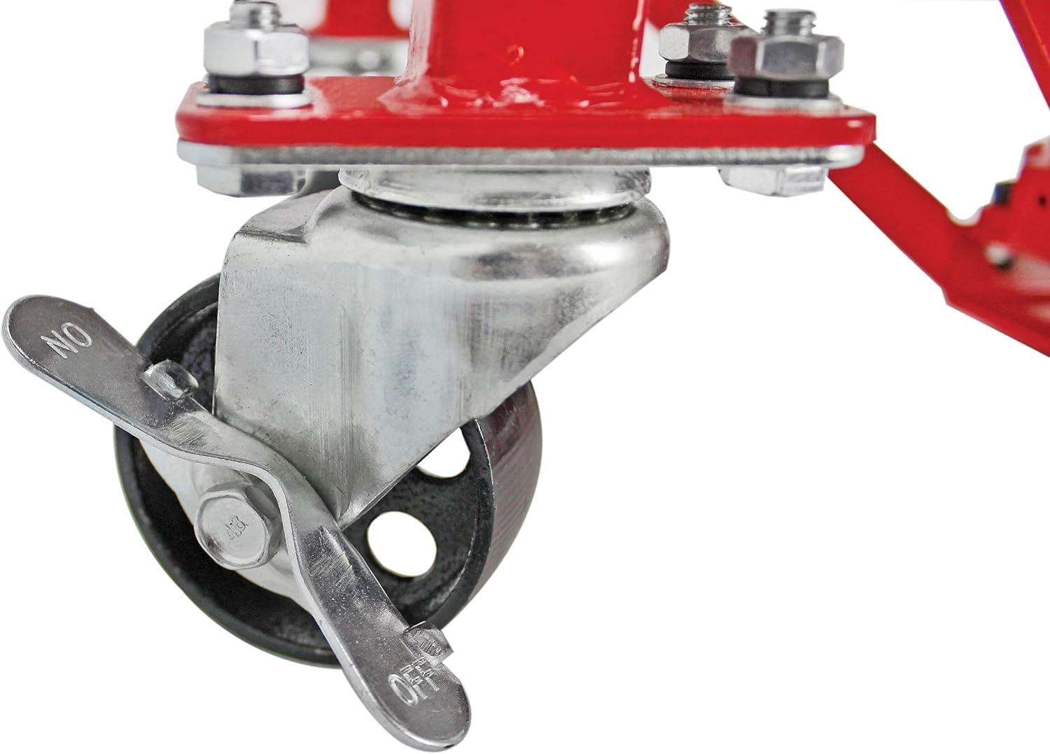 Extreme Max 5001.5083 Ultra-Stabile Hydraulic Motorcycle Lift Table with Foot Pad Lift Function - Raises Bikes from 13.25" to 34"