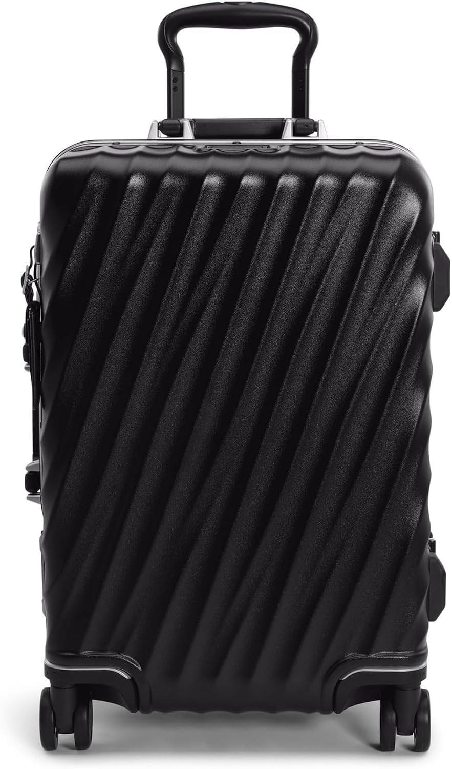 TUMI 19 Degree Frame Continental 4 Wheel Carry-On - Lightweight Suitcase - Hard Shell Luggage - 21.8" X 15.8" X 9.0" - Black Textured
