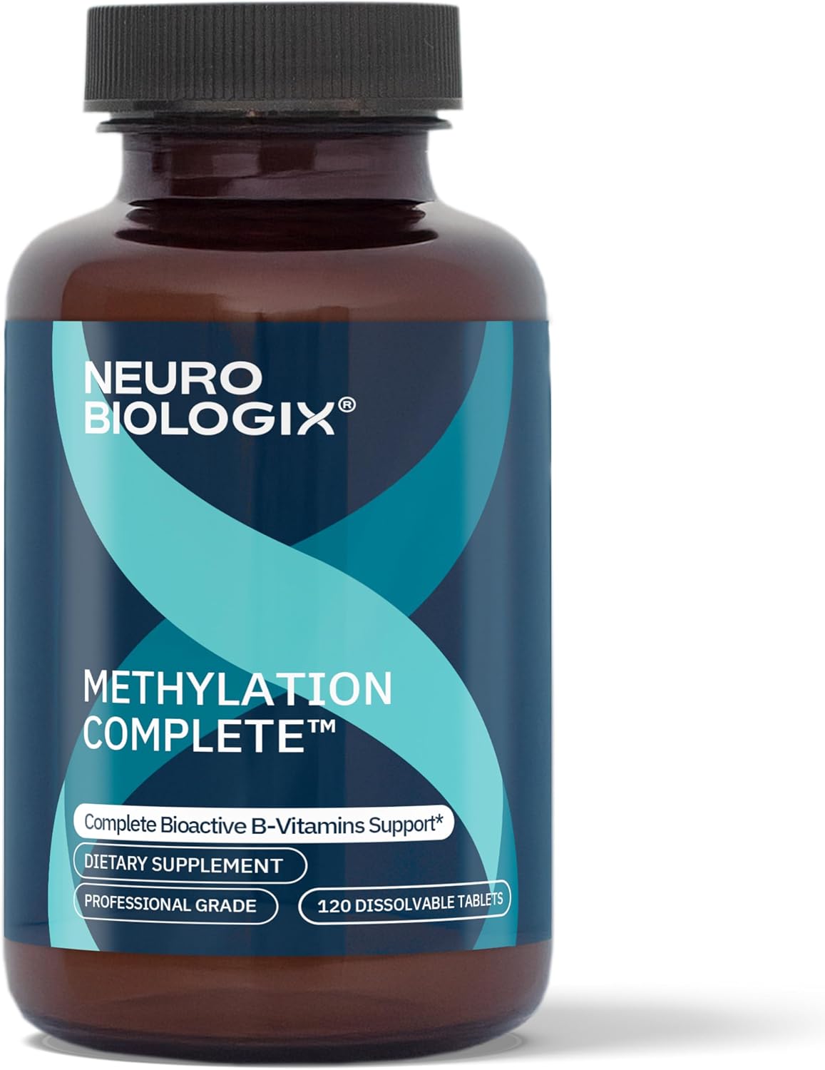 Neurobiologix Methylation Complete Methylated B Complex, 120 Chewables | Gluten-free chewable with methylfolate, methyl B12 & B6. Supports energy