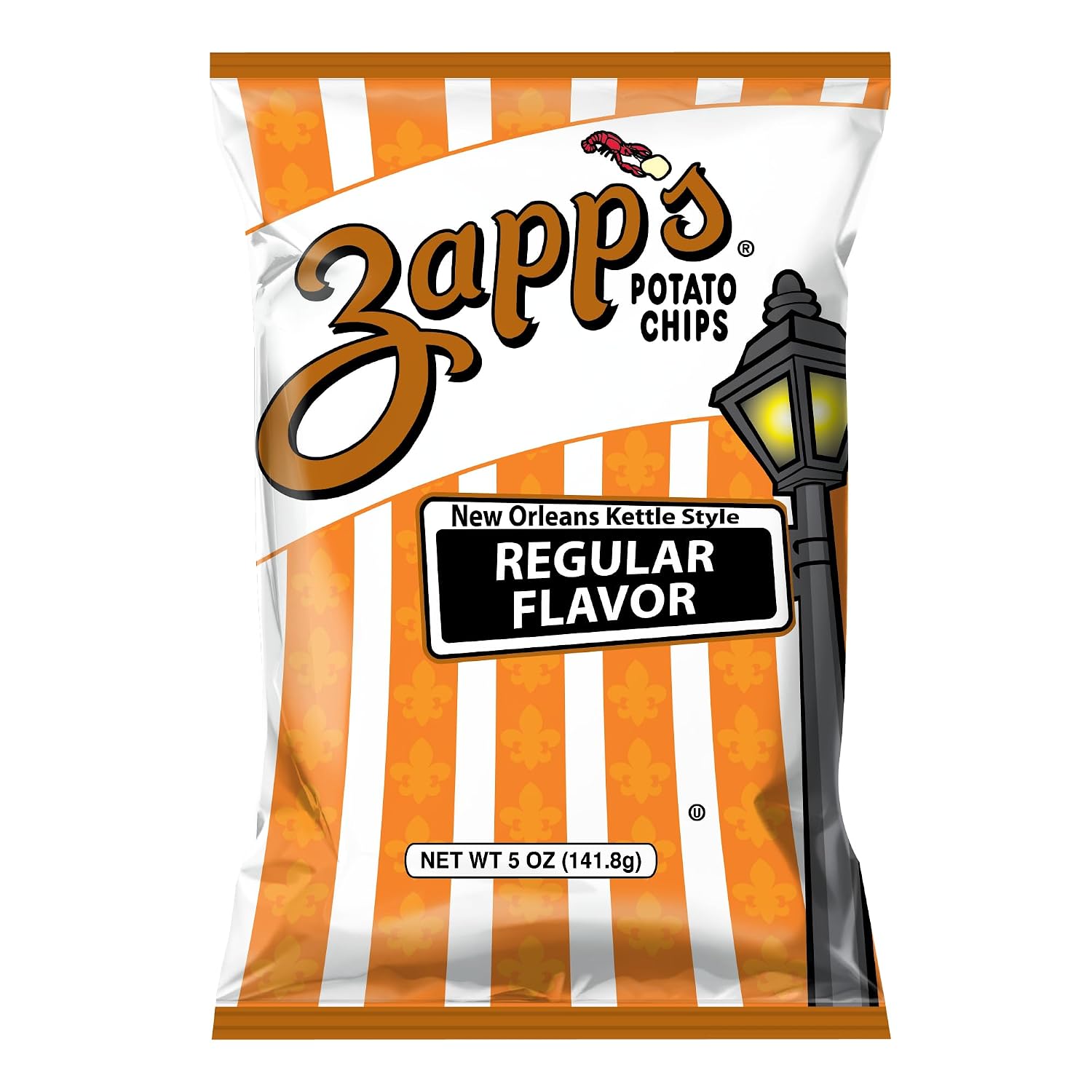 Zapp’s New Orleans Kettle-Style Potato Chips Hotter n Hot Jalapeno Flavor (2 oz Bags, 25 Count), Crunchy Chips with a Spicy Kick, Perfect On-The-Go, Gluten Free Snack