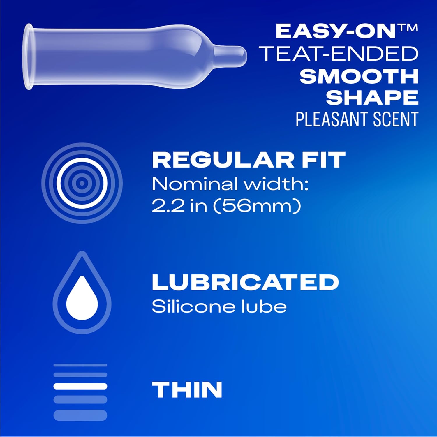 Durex Extra Sensitive Thin Condoms, Lubricated Latex Condoms for Men, 24 Count