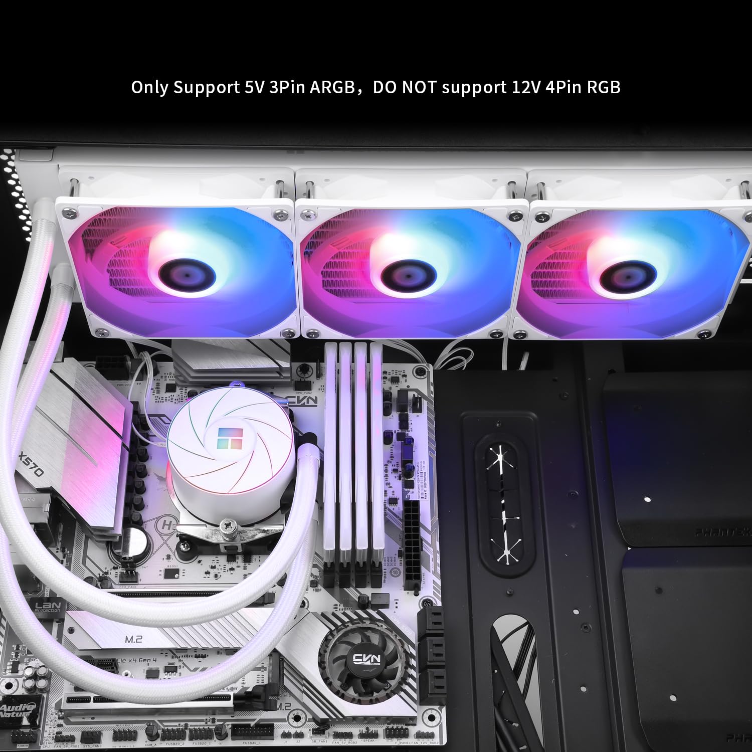 Thermalright Aqua Elite 360 ARGB Liquid CPU Cooler, 360 AIO Cooling Row Size, 3 x 120mm PWM Fans, Computer CPU Cooler,for AMD:AM4/AM5, Intel LGA1851/1150/1151/1200/1700
