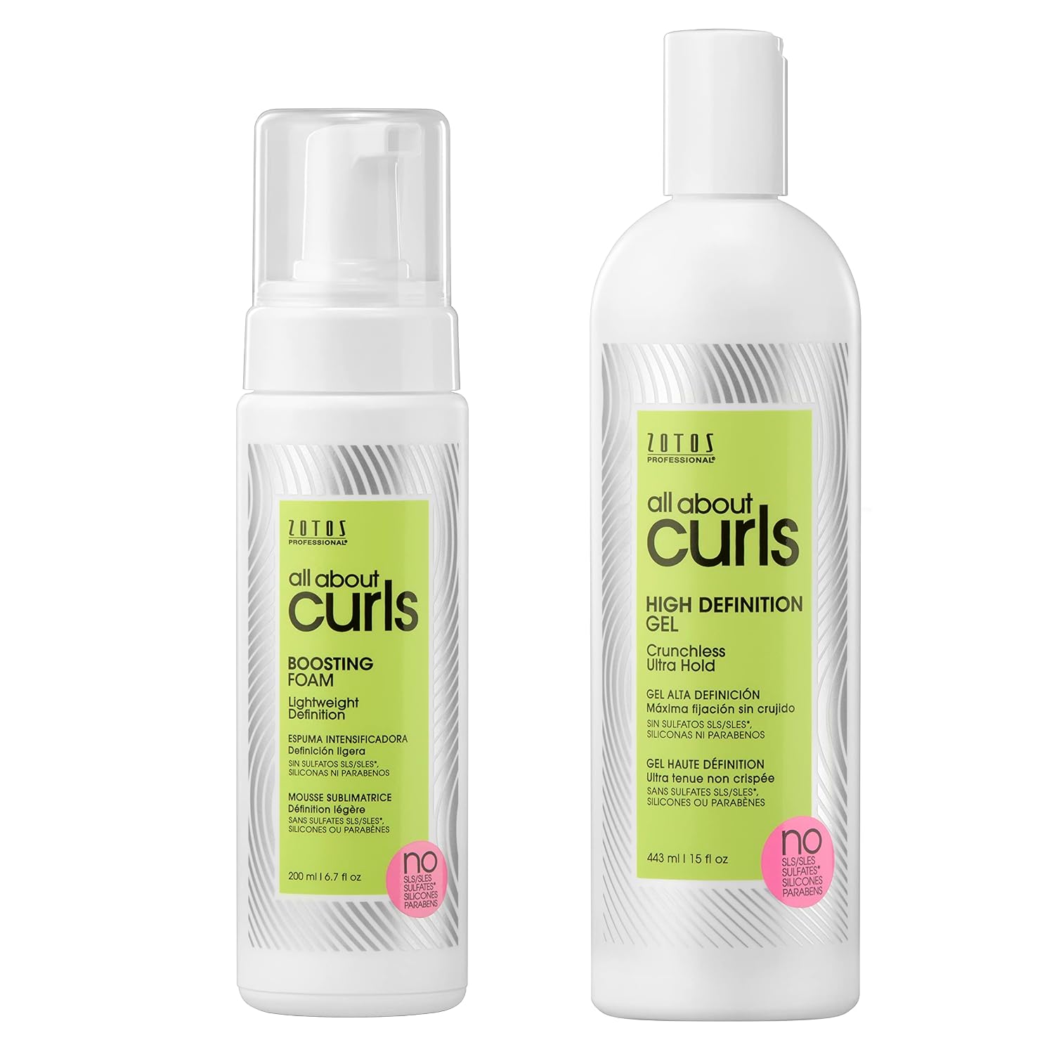 ALL ABOUT CURLS Boosting Foam | For Curly Hair | Lightweight Definition Hold | Volumizing Extra Fullness & Body | Vegan & Cruelty Free | Sulfate &